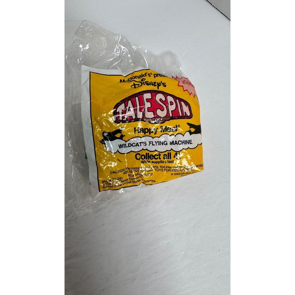 Vintage 1989 McDonalds TaleSpin‎ Happy Meal Toys Set 3 Sealed Disney - Picture 5 of 8